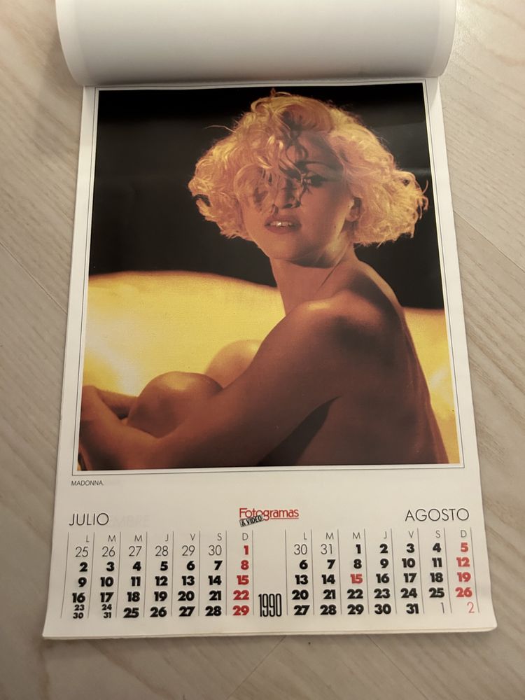 Calendário de Cinema 1990 da “Fotogramas&Video”