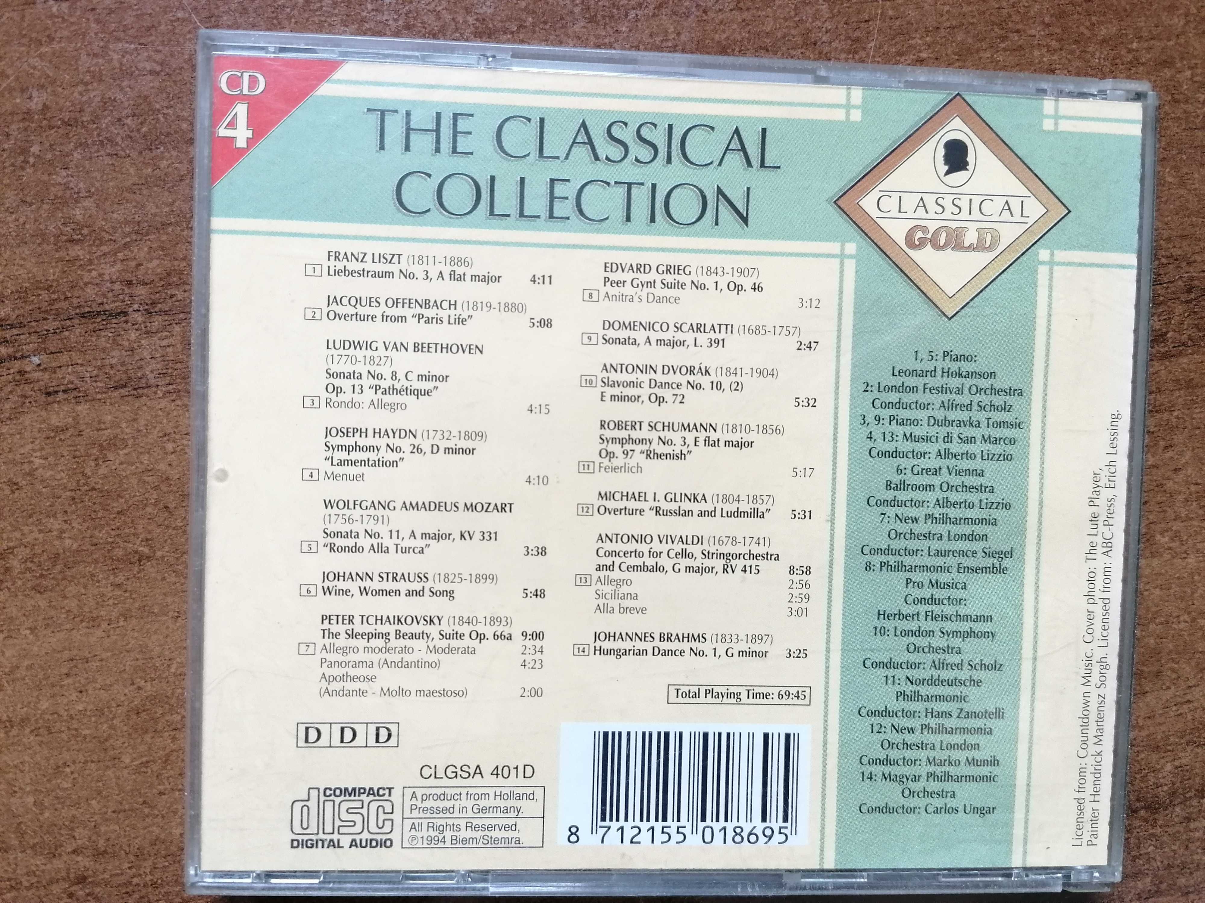 Classical collection - najsłynniejsze utwory muzyki klasycznej (4 CD)