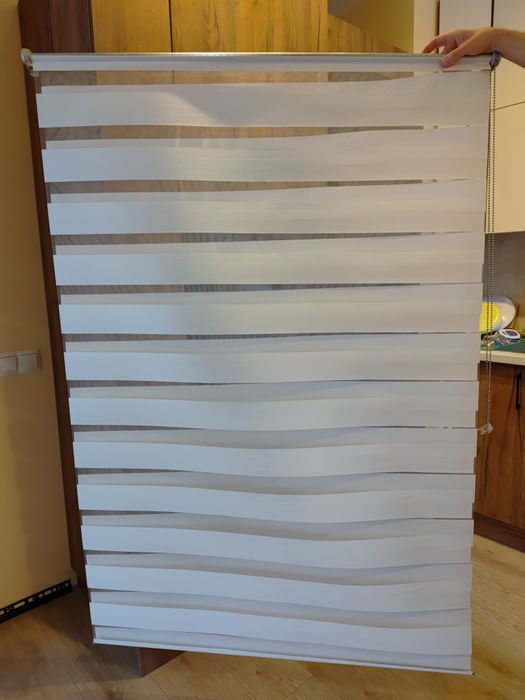 Żaluzje  Dzień-Noc, 1 sztuka, jasno bieżowa(prawie biała)