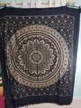 Mandala dourada, 240x210 cm