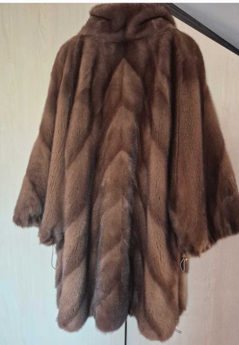 Шуба норкова Nafa кімоно,оверсайз 50-60р