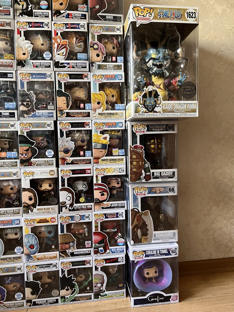 Funko pop naruto jujutsu bleach lord one piece anime rock icons marvel