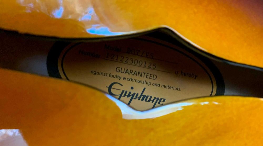 gitara Epiphone Dot 2012 Indonesia + futerał