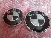 Znaczek logo emblemat dekielki felg68 BMW carbon 82mm 74mm maska klapa