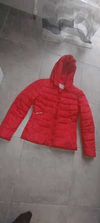 Куртка курточка красная подросток на девочку осень деми 152 158 см 13