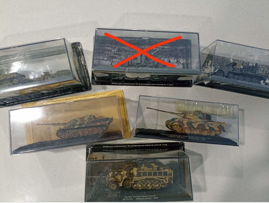 Miniaturas Veículos WW2