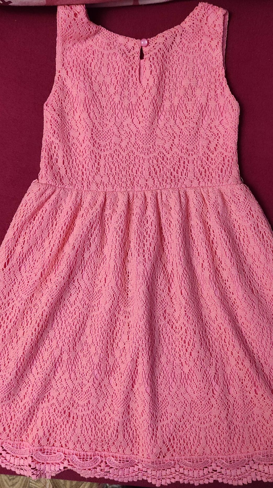 Яркое платье h&m, 6-8 лет