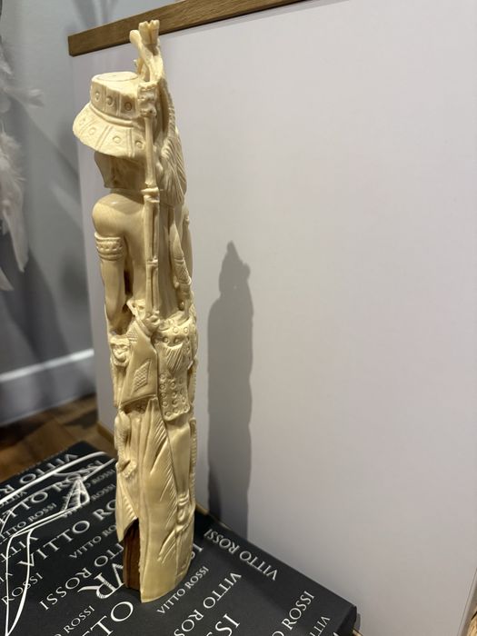 китайская статуэтка изделие фигурка сл. kоsть антиквариат бивень