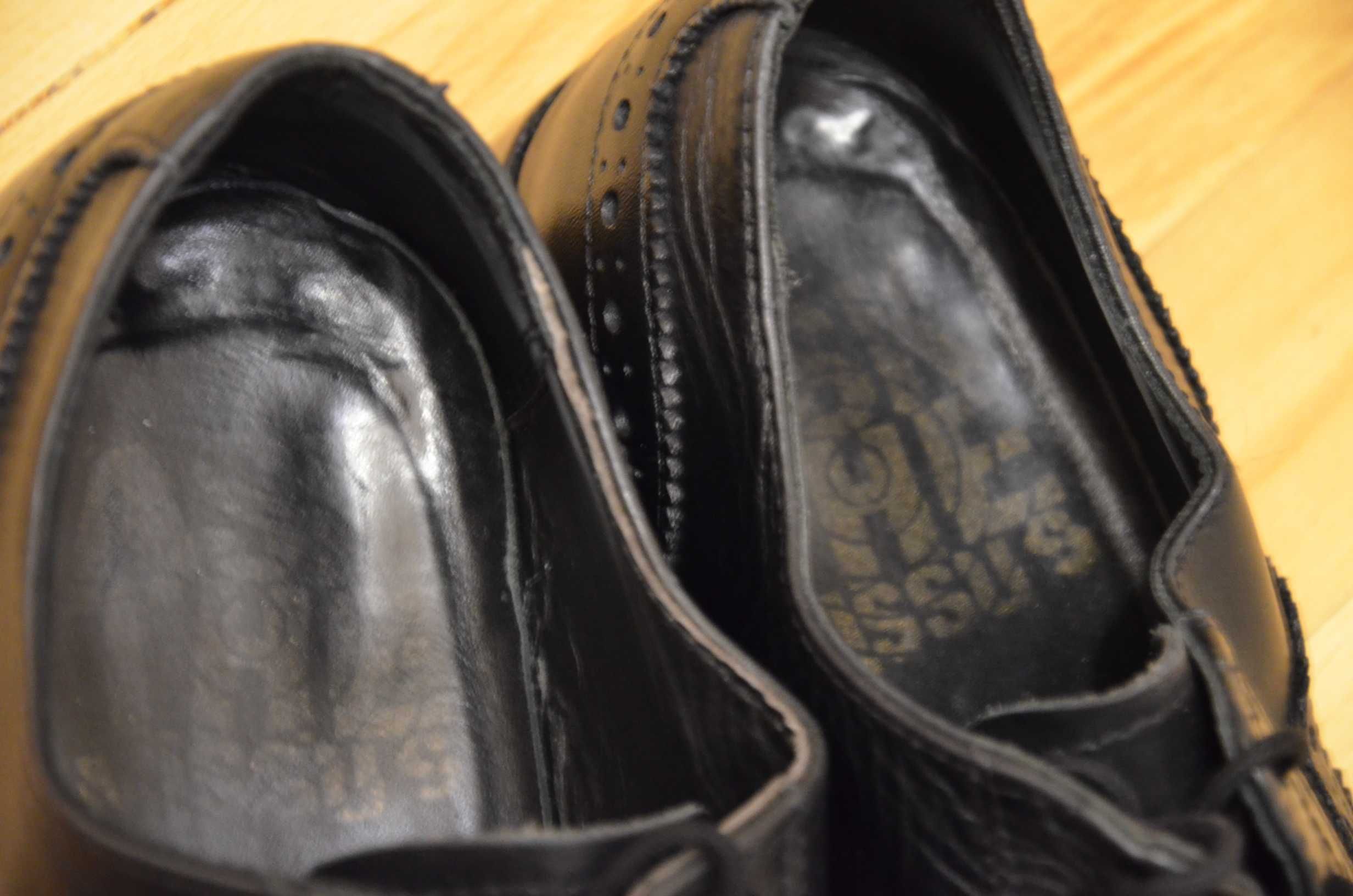 Buty brogsy Ask the missus 41 wkł.27 skóra pancerne obuwie