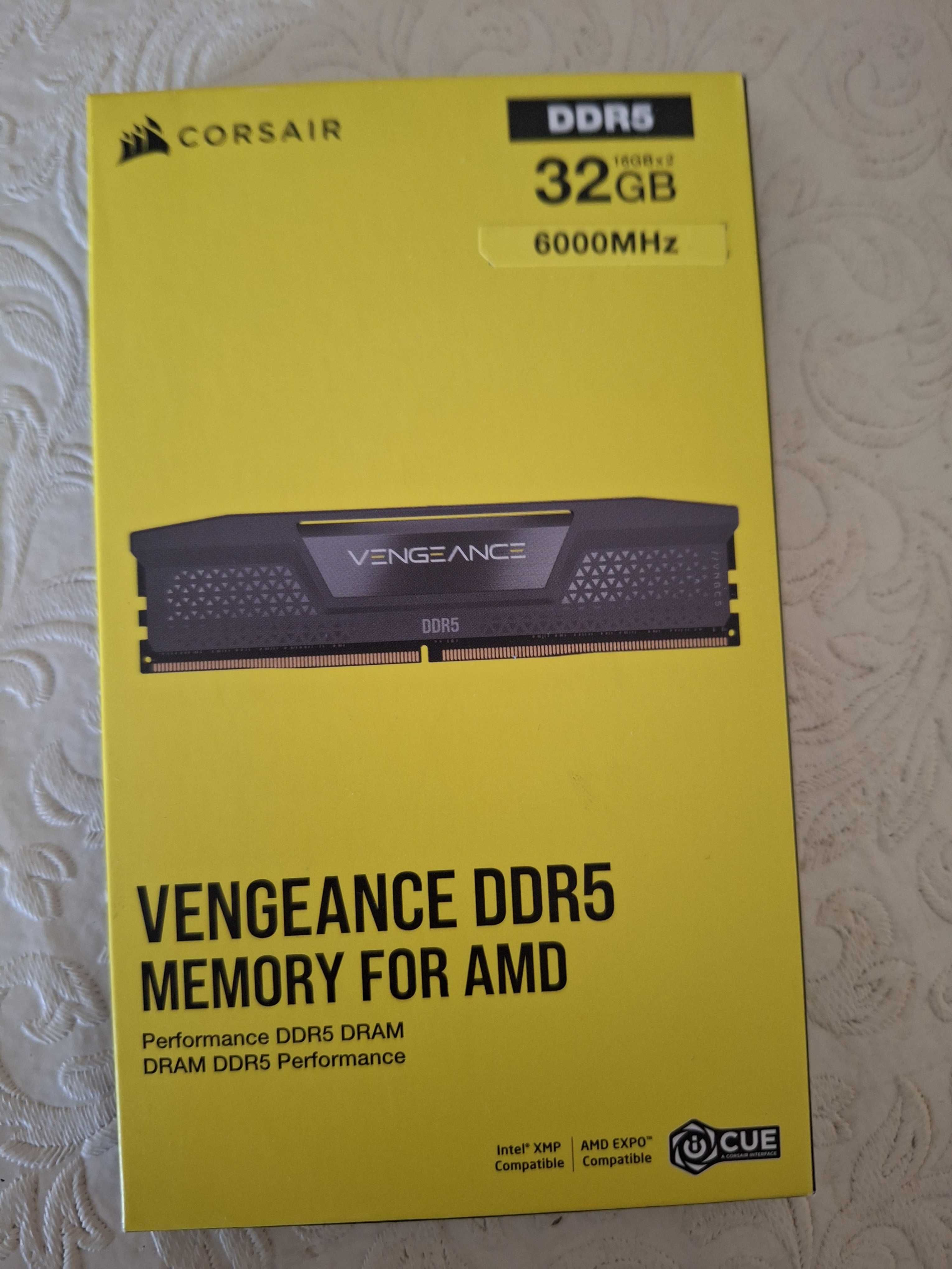 Corsair Vengeance DDR5 2x16GB 6000MHZ - NOVO
