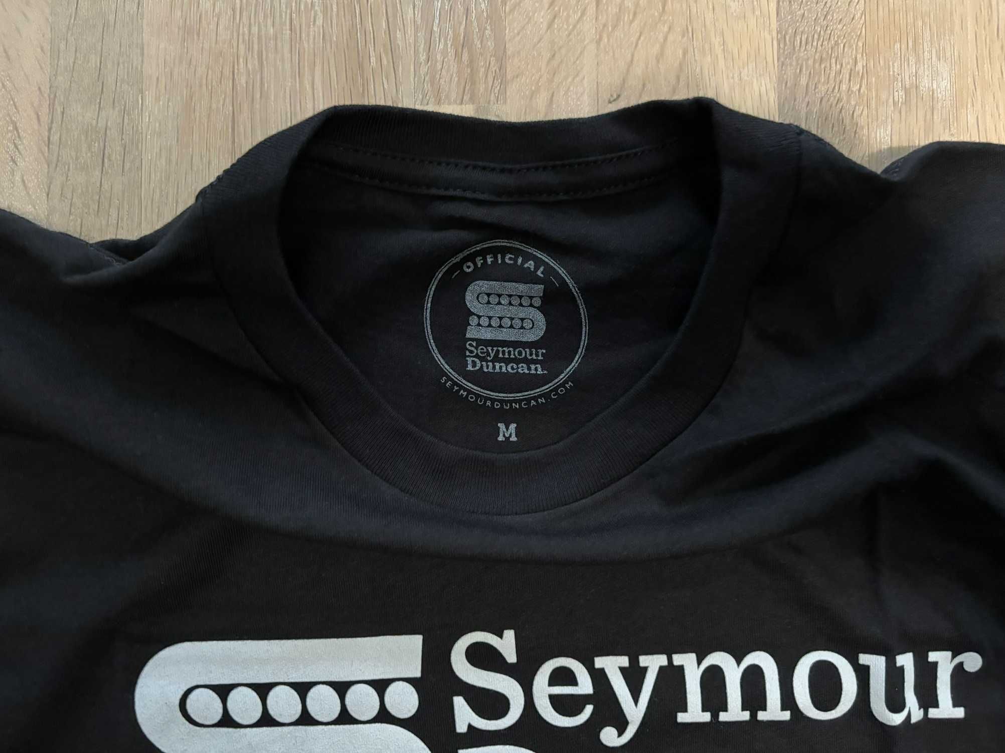 Koszulka t-shirt "Seymour Duncan", męska M czarna