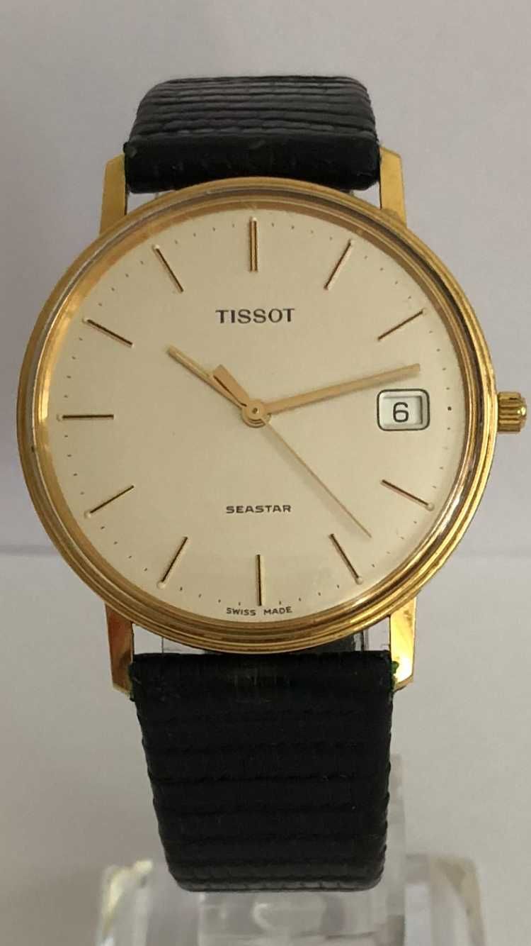 Tissot Seastar, złoty zegarek męski 18K (karat) próba Au 750