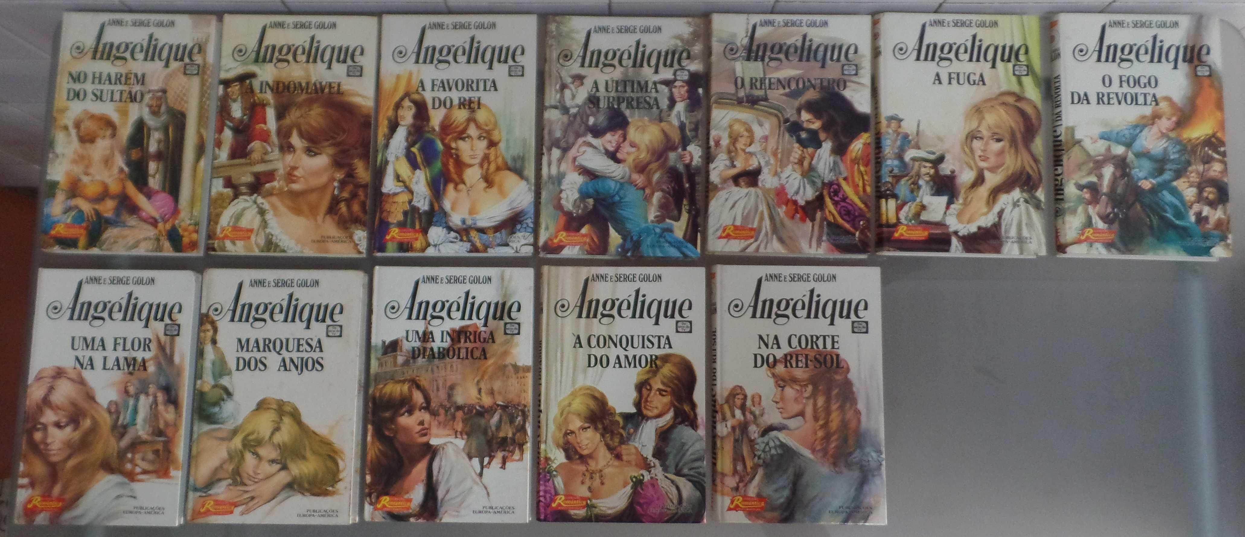 Coleção completa de 12 livros – Angélique (Europa-América)