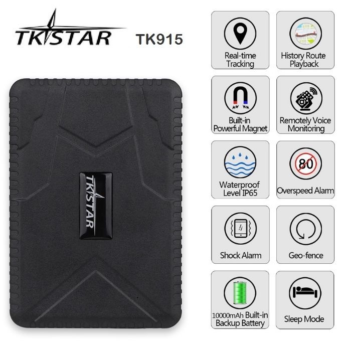 TK915 GPS трекер 10000mAh Магнит Автомобильный tracker для авто TKSTAR