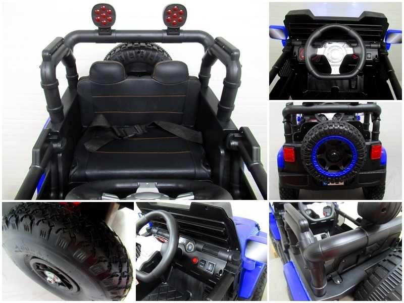POMPOWANE KOŁA - 4x4 - DUŻE Auto autko samochód na akumulator - Nowy