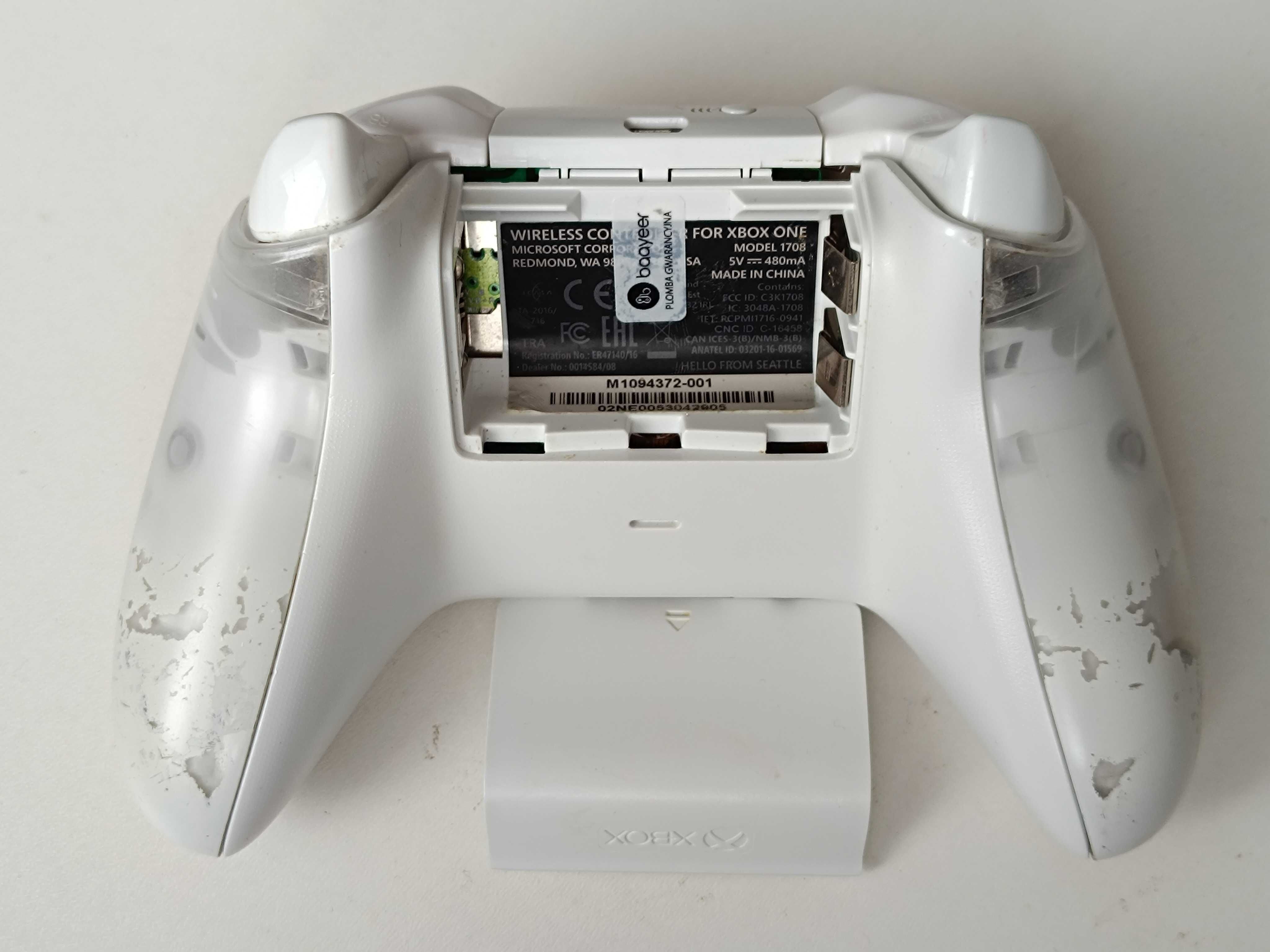 XBOX ONE 1708 Oryginalny Microsoft Pad Kontroler Phantom White SKLEP