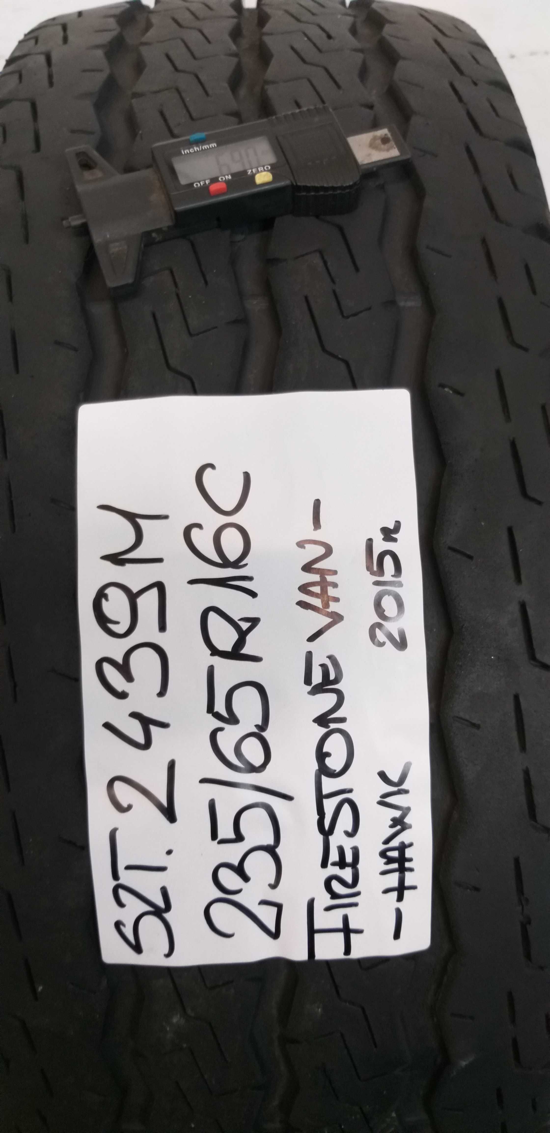 Szt2439M Sztuka 235/65R16C Firestone Van-Hawk 2015rok