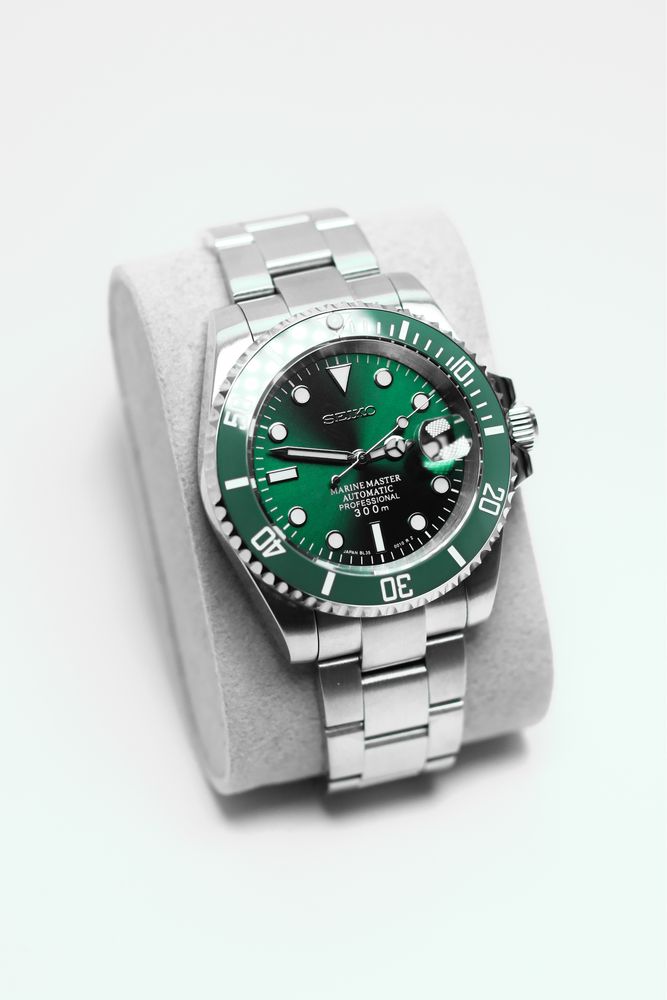 Zegarek Custom Seiko Mod Submariner Hulk