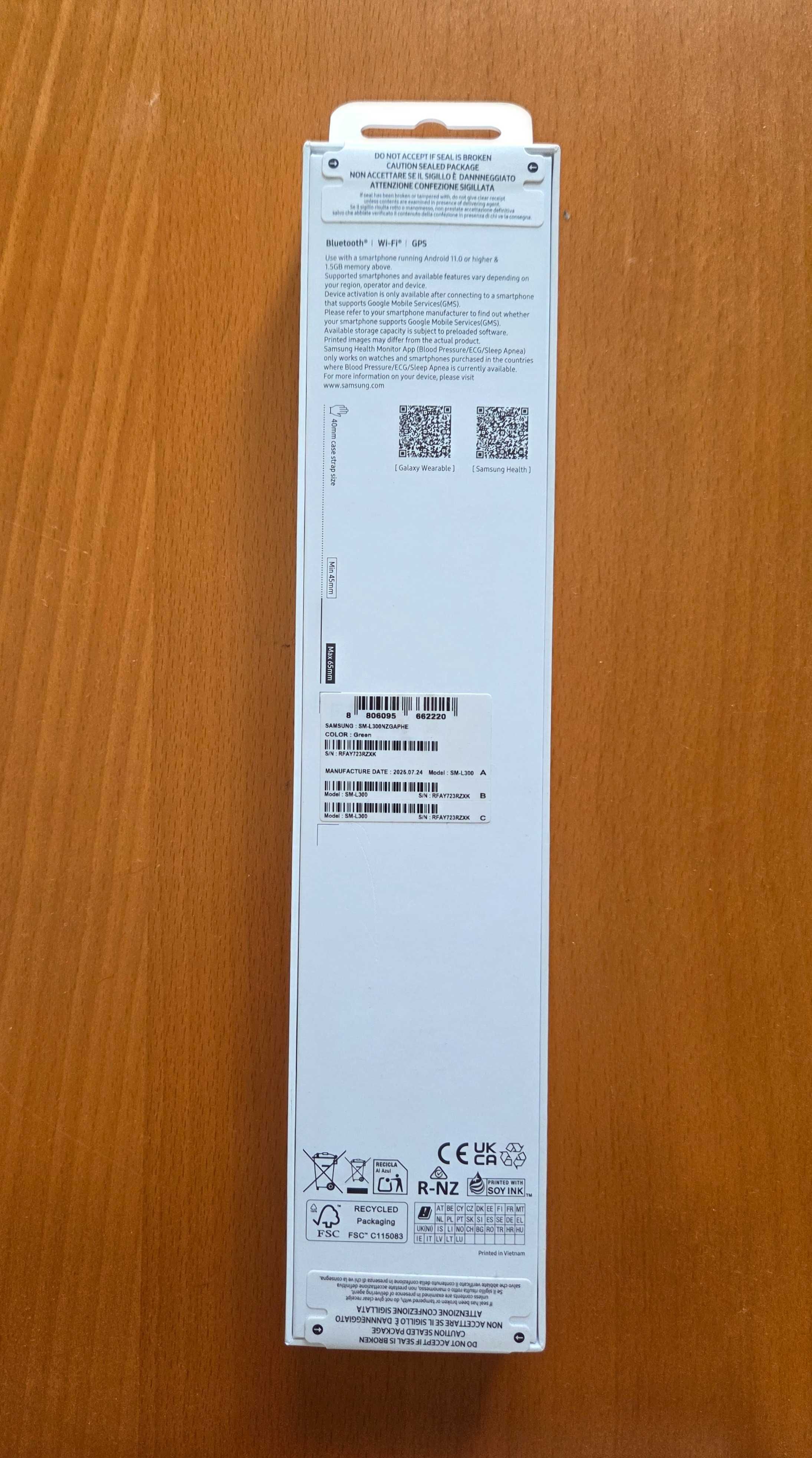 Galaxy Watch 7  - cor verde   mostrador 40mm - NOVO - na caixa selada