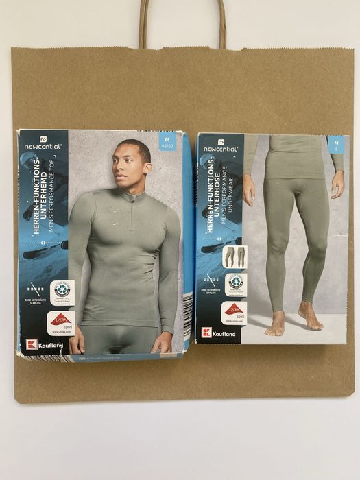 Комлект мужское зональное термобелье crivit термореглан термоштаны