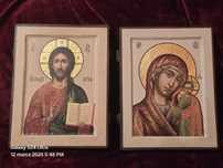 Komplet Ikony Ślubne 2szt. Matka Boska Kazańska I Pantokrator. Ikona.