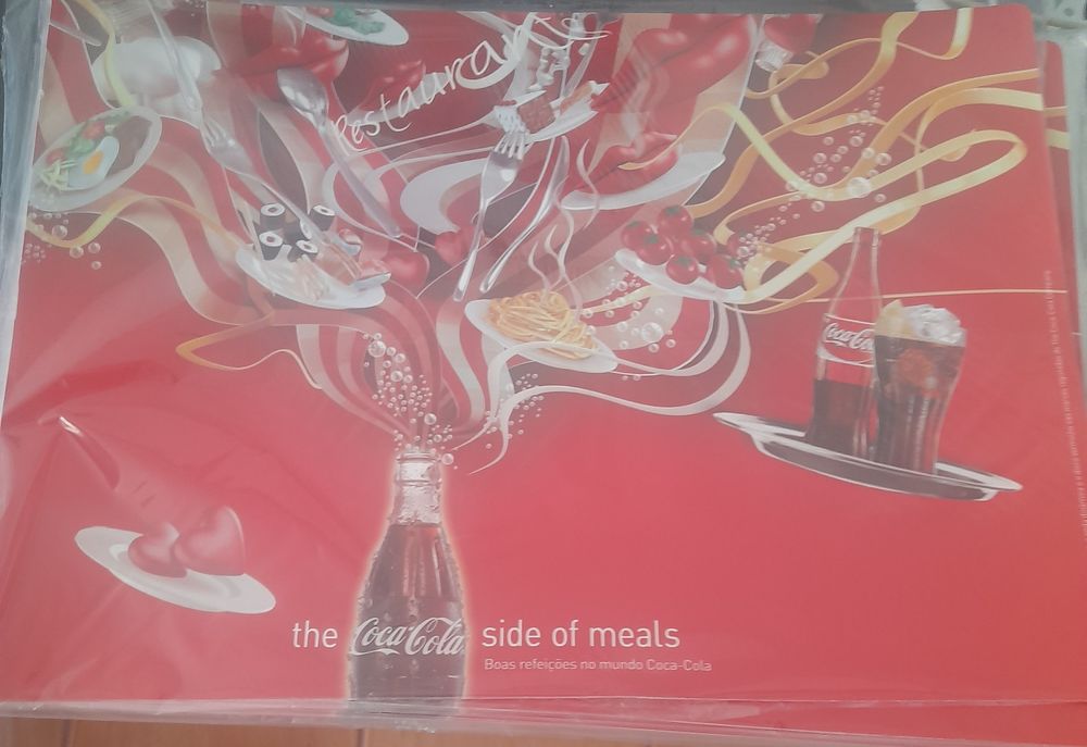 Individuais Plástico Coca-Cola