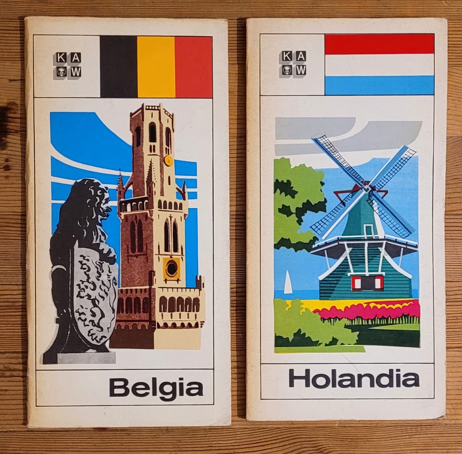 2 książki Holandia, Belgia