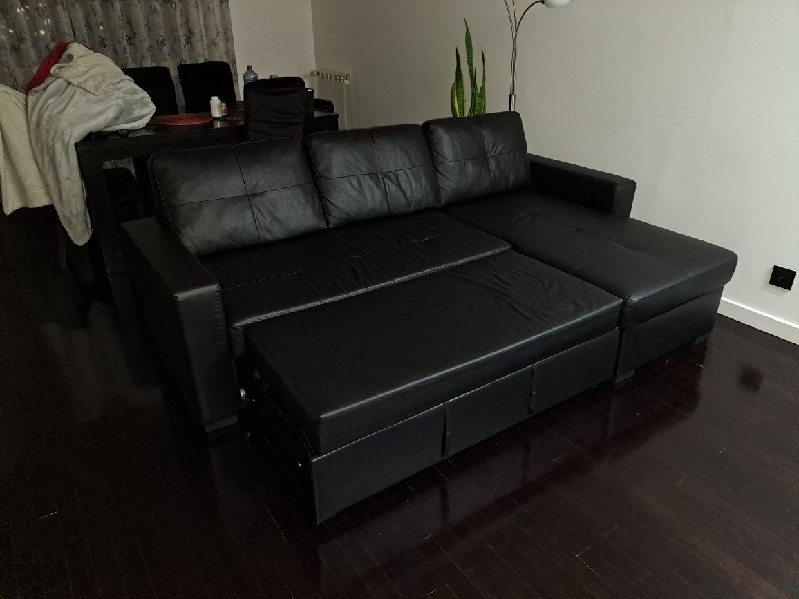 Sofa em pele como novo