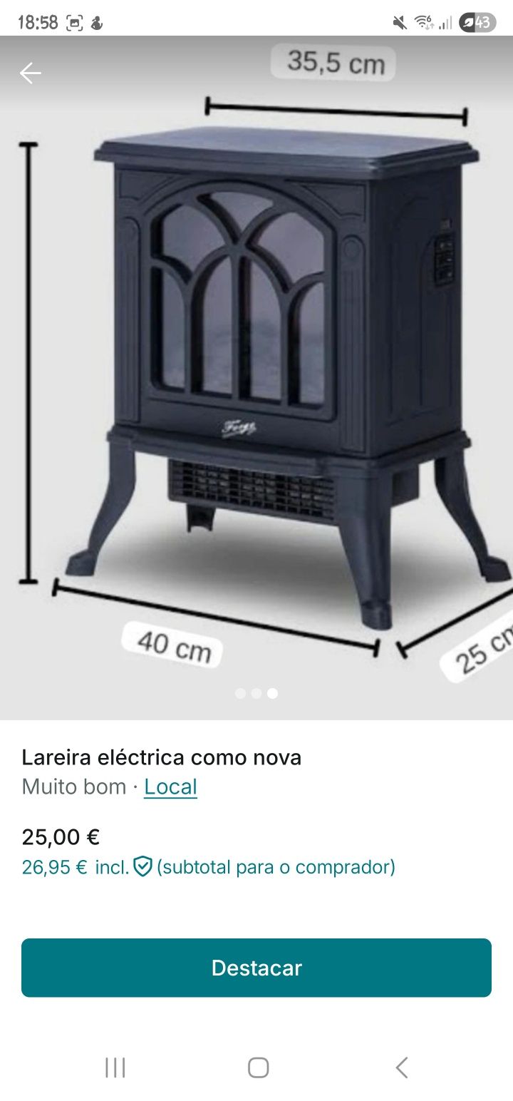 Lareira Eléctrica