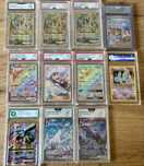 Pokemon - charizard graded cards PSA, alternative arts, iono, shinning