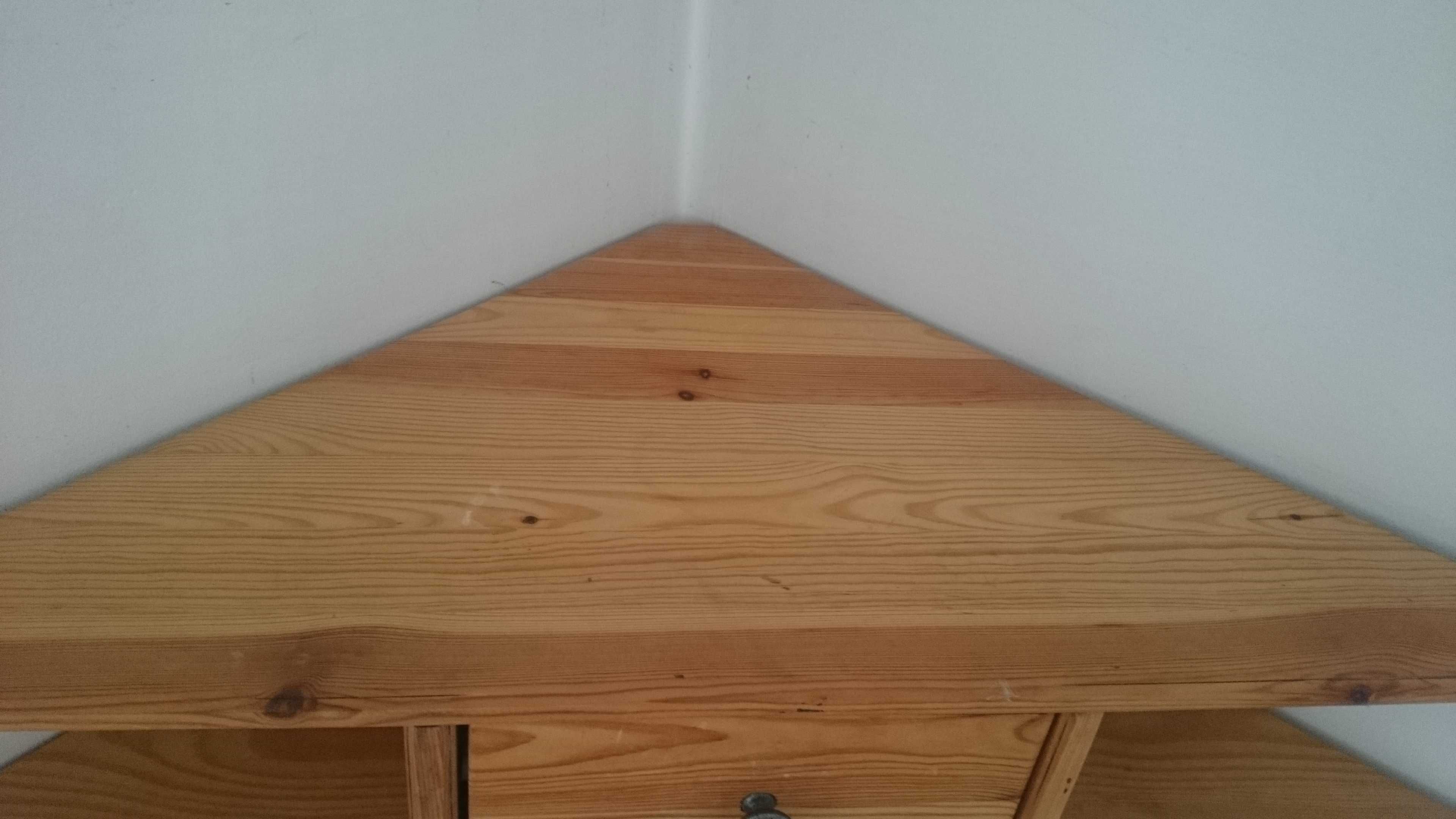 Ikea drewniana półka narożna