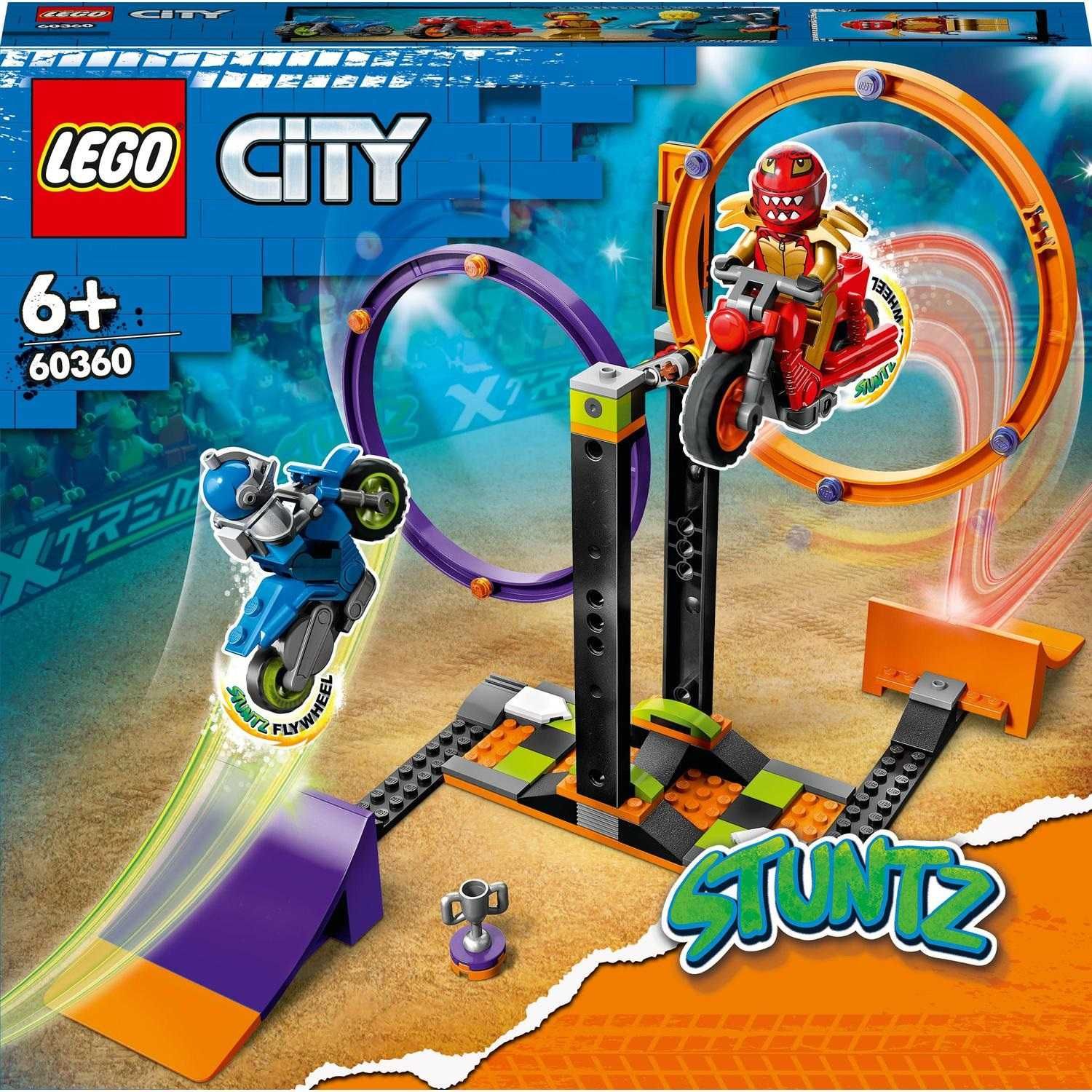 LEGO City 60360 Wyzwanie kaskaderskie obracające się okręgi