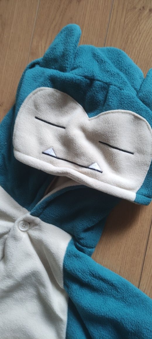 Pokémon macacão snorlax cosplay pijama