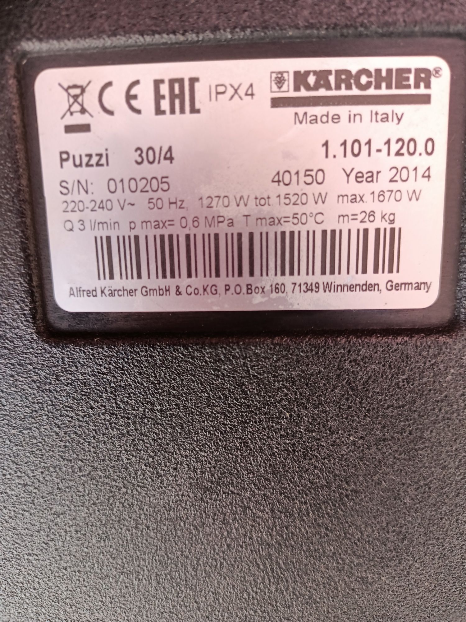 Odkurzacz wodny Karcher profesional 30/4