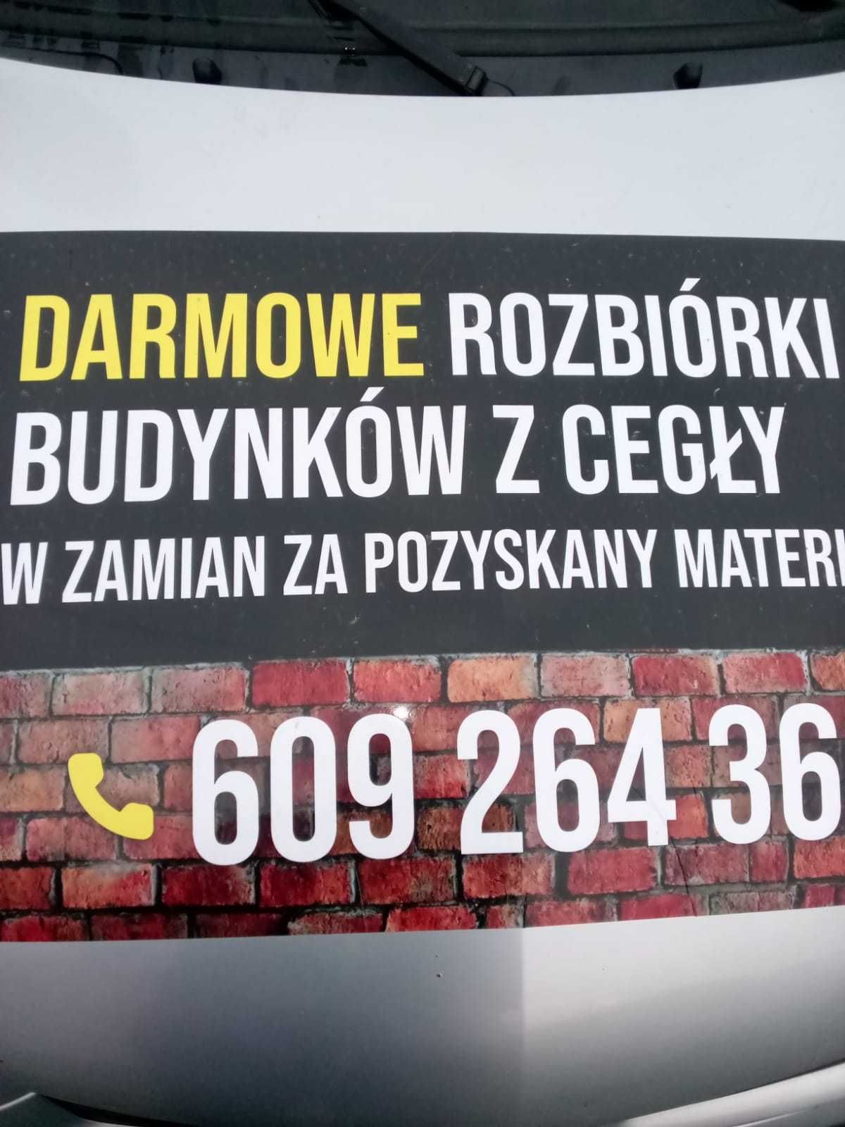 Rozbiórki budynków za darmo