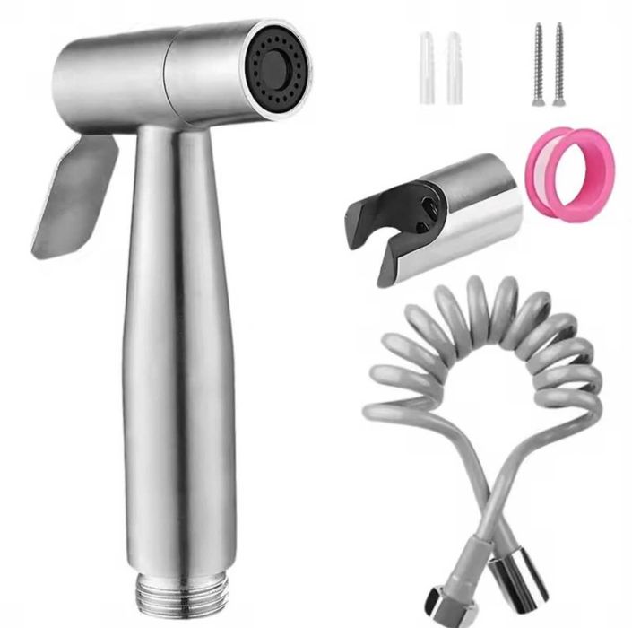 Подвесной унитаз. Лейка биде из нержавейки. Сиденье Для Уни_таза.