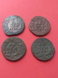 Полный комплект разновидностей монеты денга 1731 года . ЦЕНА СНИЖЕНА .
