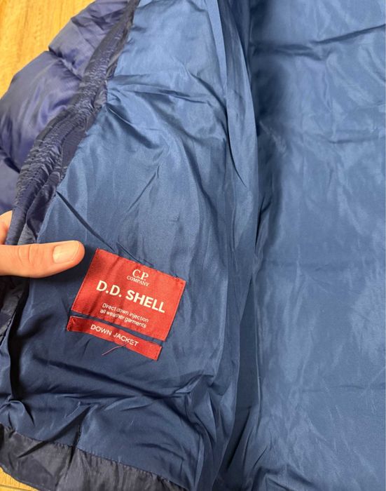 !Без Передплат! Синій пуховик CP Company DD Shell