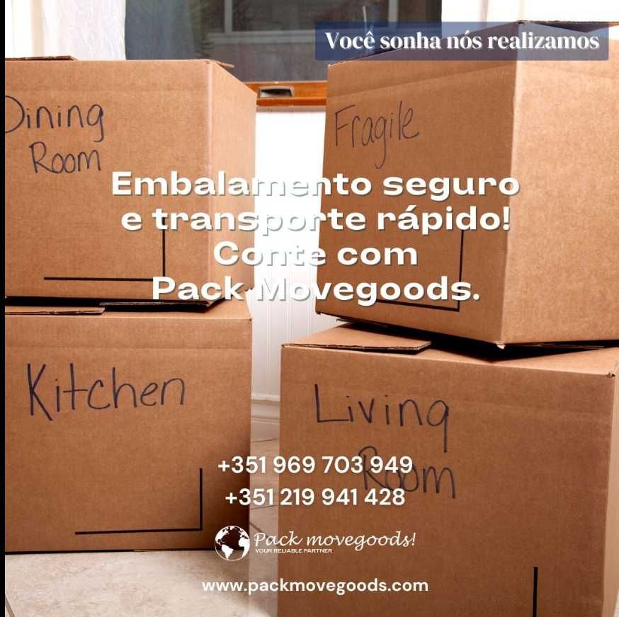Mudanças de casa ou escritório para particulares ou empresas, Ligue!