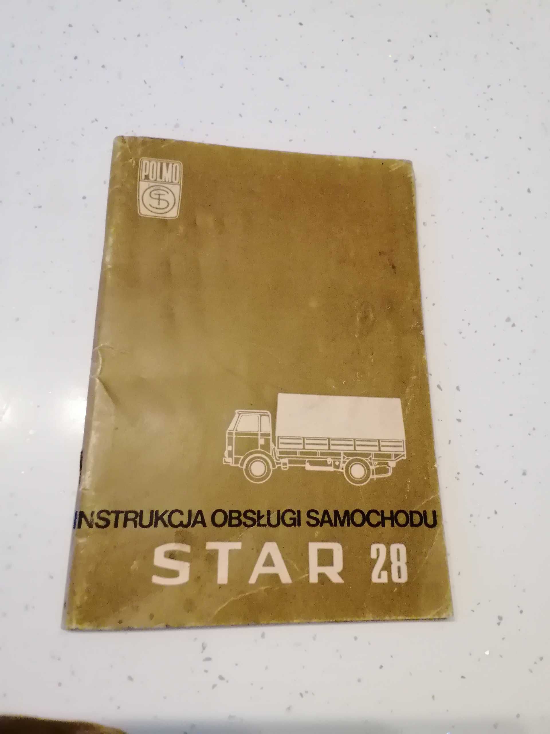 STAR 28 - instrukcja obsługi samochodu oryginał z 1976 roku