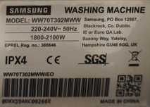 Pralka Samsung na części albo do naprawy