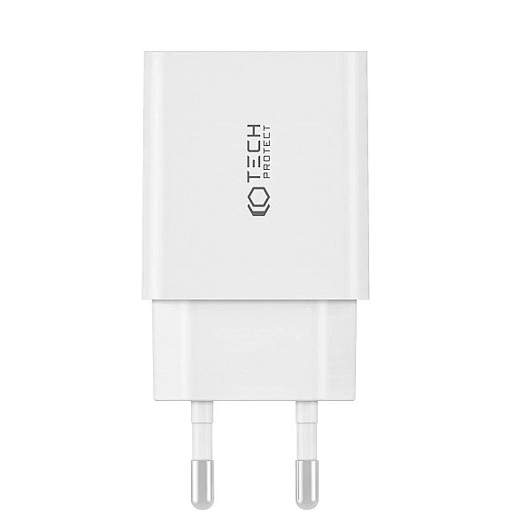 Ładowarka Tech-Protect C35W sieciowa 2x USB-C PD 35W z kablem USB-C /