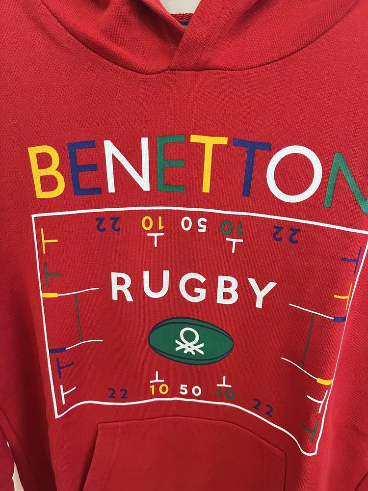 Sweat vermelha da Benetton, 10-11 anos