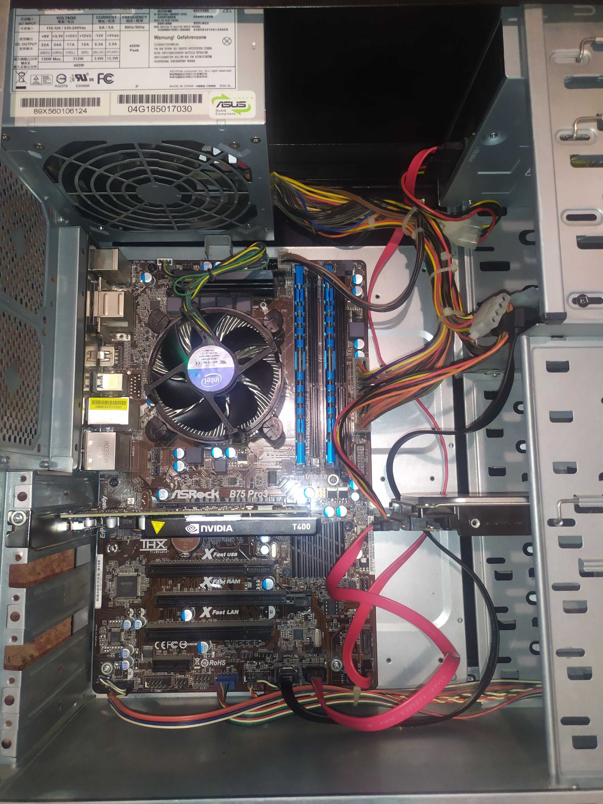 ПК Core i5-3450/ 16GB DDR3-1600/ NVIDIA 2GB GDDR6/ SSD 120 + HDD 500