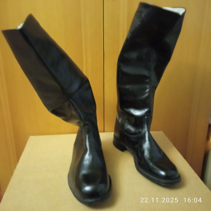 Чоботи хромові, офіцерські часів СРСР, розмір-41, нові.