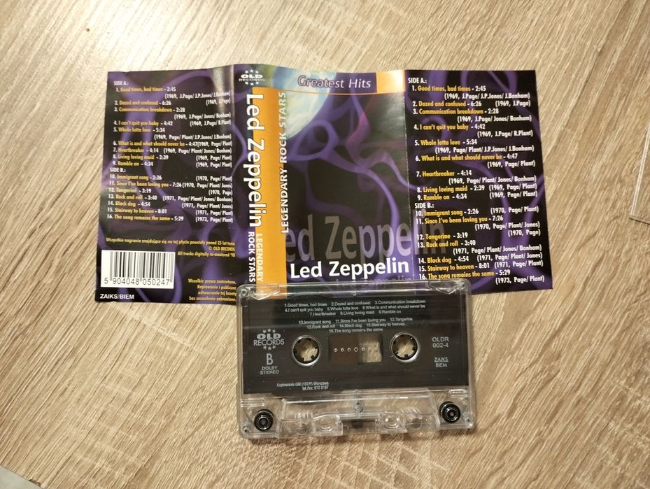 Kaseta magnetofonowa Led Zeppelin