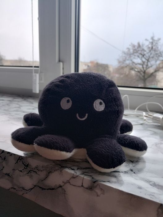 Восьминіг чорно-білий