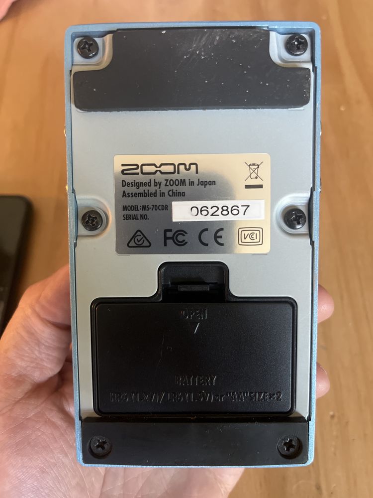 Multiefekt multistomp zoom ms-70cdr stereo