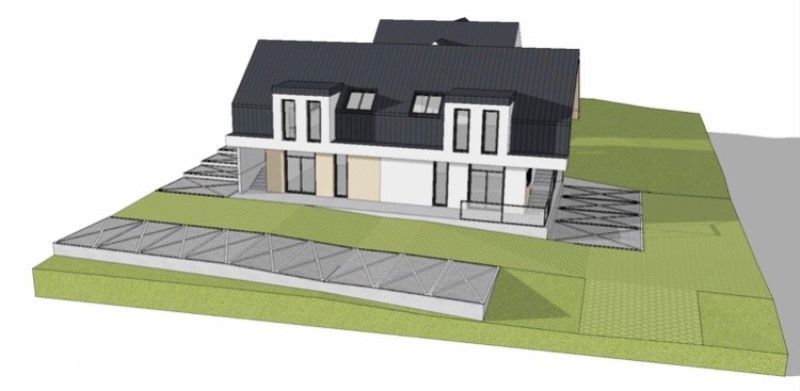 działka z pozwoleniem na budowę bud. usługowego