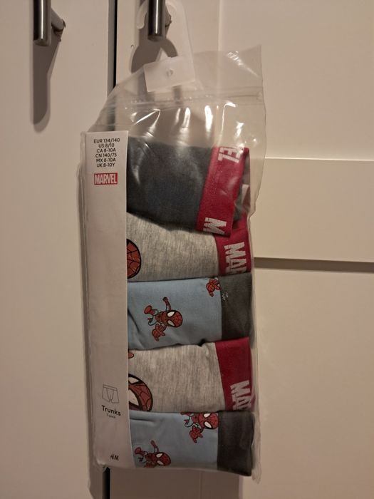 H&M bokserki chłopięce Spidey Marvel rozm 134/140